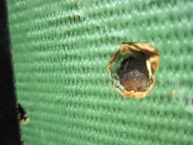 Gaps in weather barrier at wall penetration