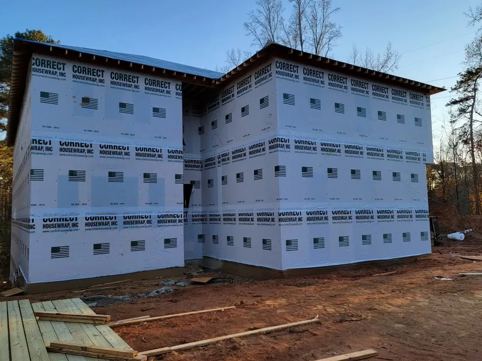 Housewrap installation with proper lapping technique