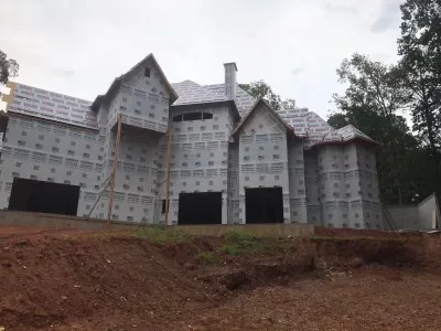 Weather-resistant barrier wrap, Southeast build